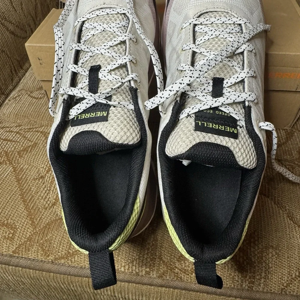 Merrell Speed Eco‎ Waterproof Hiking Shoe-Oyster Burlwood Color-Women's 11 Nice!